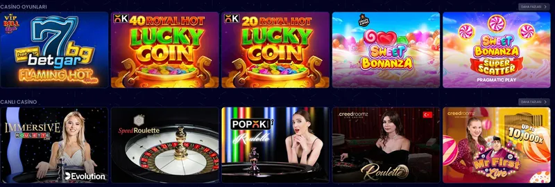 Betgar casino bölümünde Aviator crash oyunu ekranı