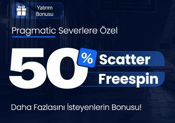 Betgar scatter freespin bonus fırsatı ile %50 avantaj